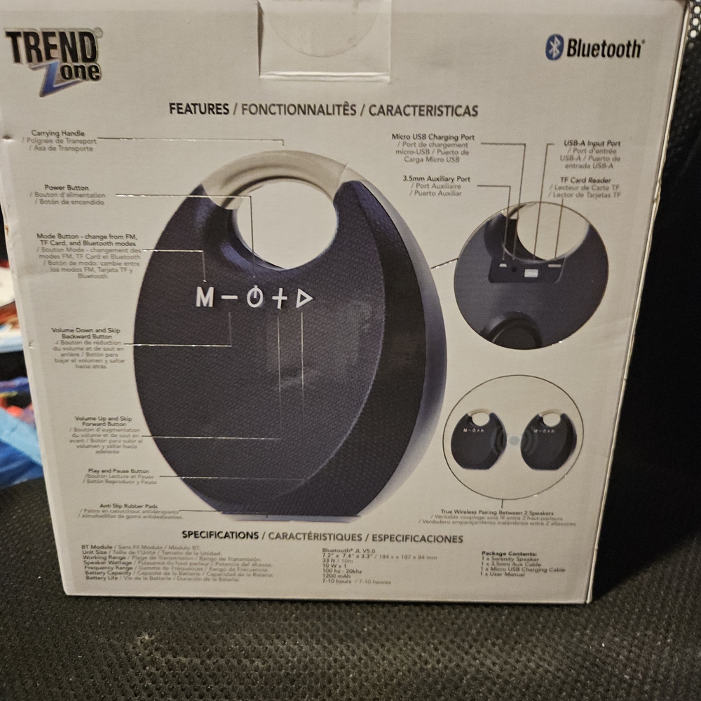 Serenity Bluetooth Speaker - Black